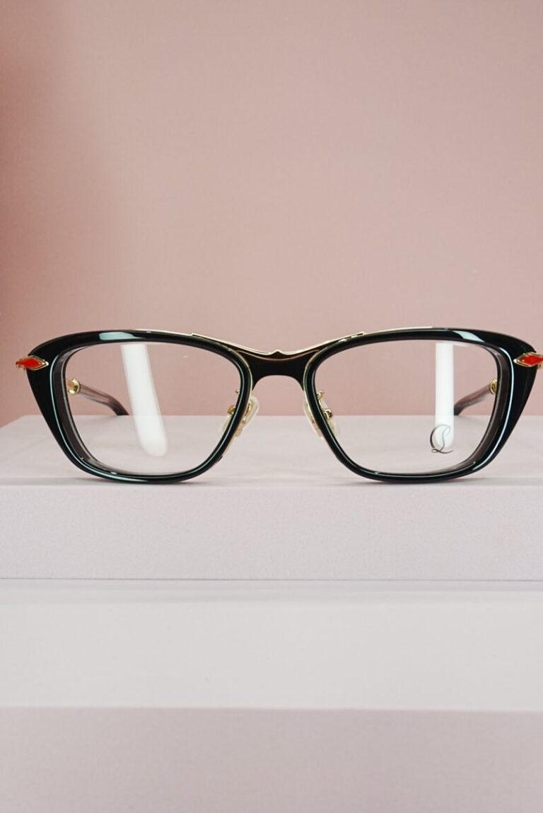 Christian Louboutin eyewear in store at Glassery Optometry, Bay Central Woolooware