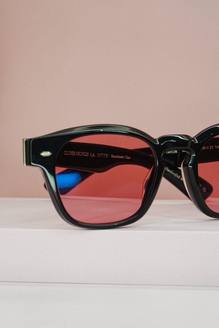 Oliver Peoples eyewear in store at Glassery Optometry, Bay Central Woolooware