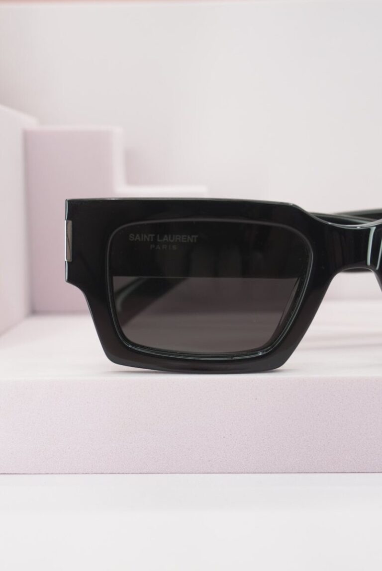 Saint Laurent eyewear in store at Glassery Optometry, Bay Central Woolooware